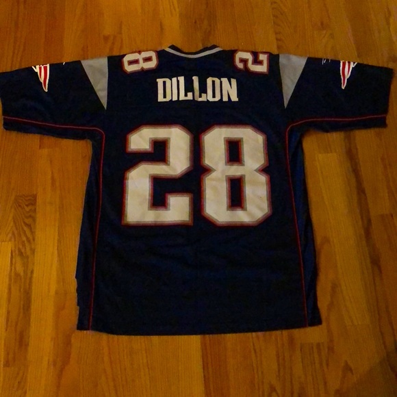 Reebok Other - 🏈 NEW ENGLAND PATRIOTS #28 DILLON JERSEY Men’s L